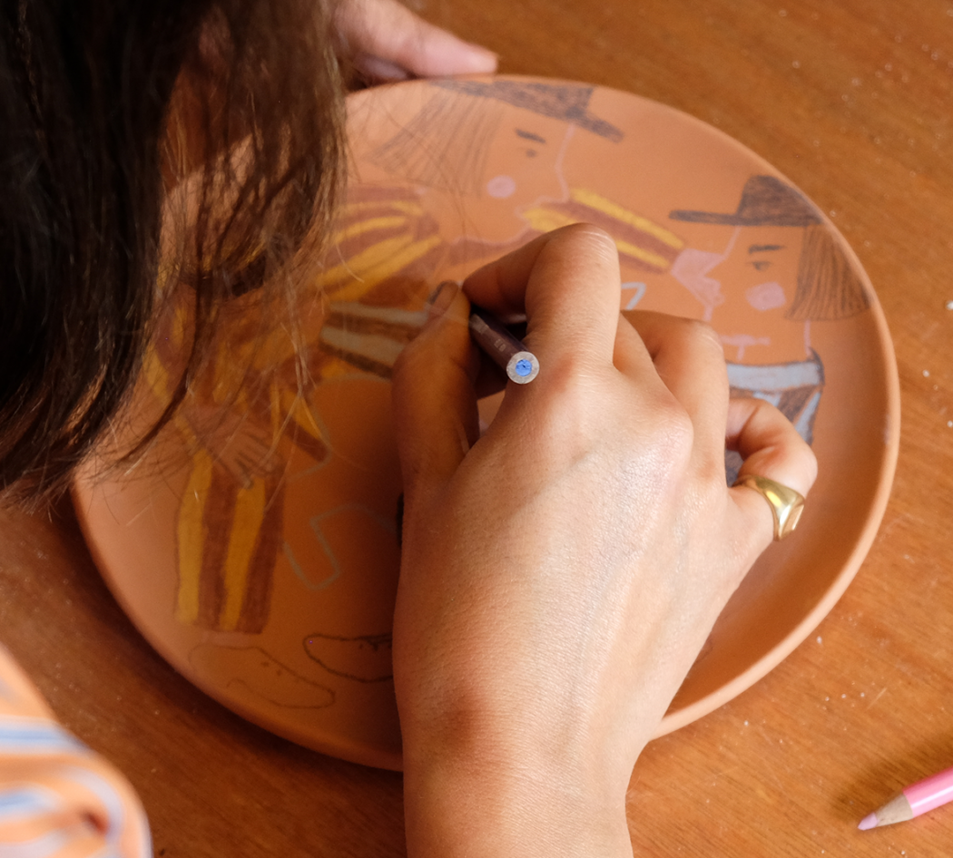 Ceramic Plate Painting